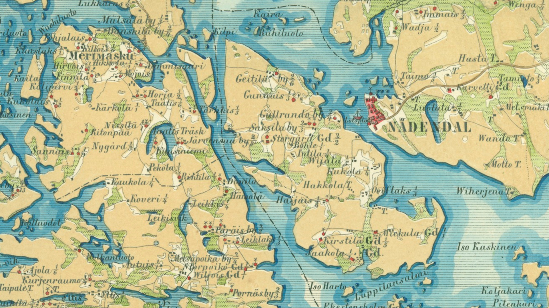 Vanha kartta 1855